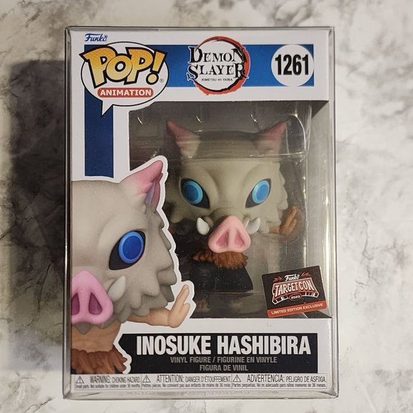 Funko Pop! #1261 Inosuke Hashibira 2023 Target Con Exclusive Demon Slayer - Picture 1 of 6